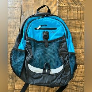 L.L. Bean Blue and Black Backpack